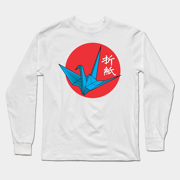 Origami Long Sleeve T-Shirt by kladenko